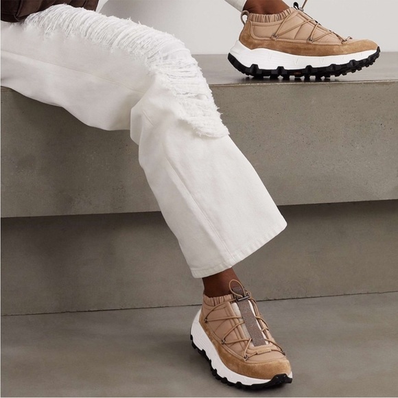 Brunello Cucinelli leather trainers - Picture 2 of 7